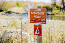 Habitat improvement project signage