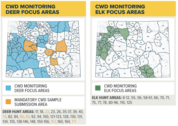 CWD monitoring areas 2024