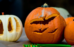 Jackolantern on a table