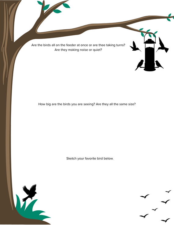 Inspire a kid nature journal prompt