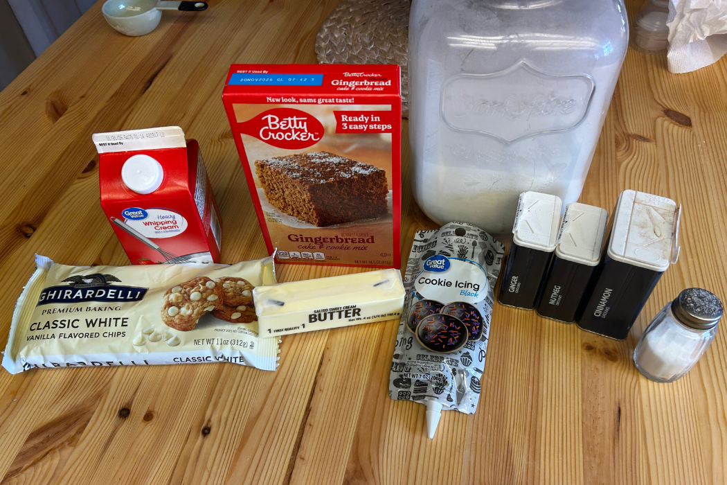 Gingerbear cookies step 1