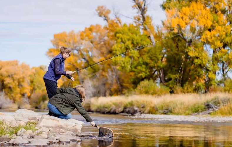 Fly fishing in Wyoming