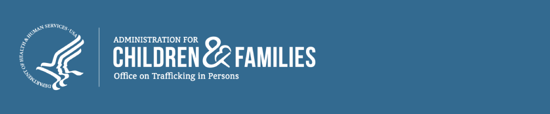 US ACF Office on Trafficking in Persons banner logo version 3