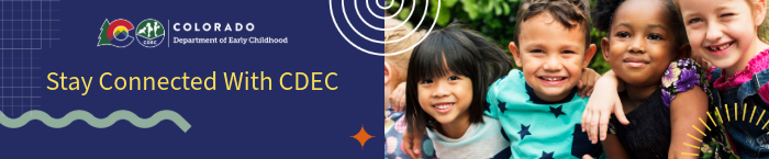 CDEC Stay Connected Email Banner