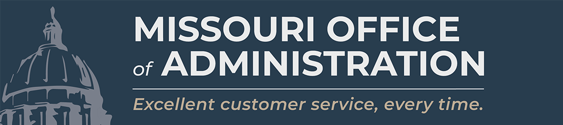 Missouri Office of Administration banner