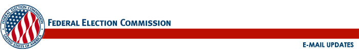 Federal Election Commission Banner
