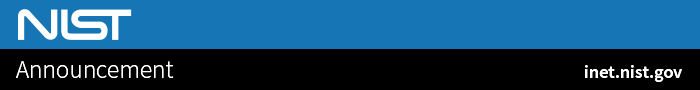 NIST announcements