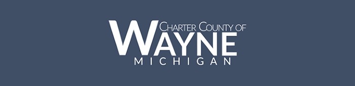 Wayne County Michigan account banner graphic